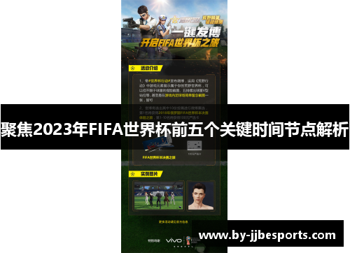 聚焦2023年FIFA世界杯前五个关键时间节点解析